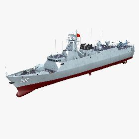 Chinese Navy Type 056 Corvette model